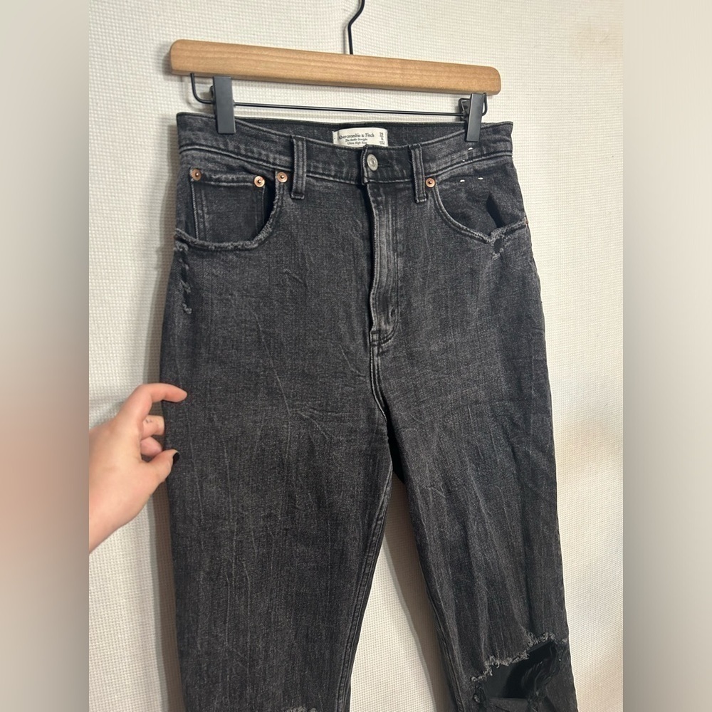 Abercrombie & fitch the ankle straight ultra high rise jeans - Picture 5 of 5